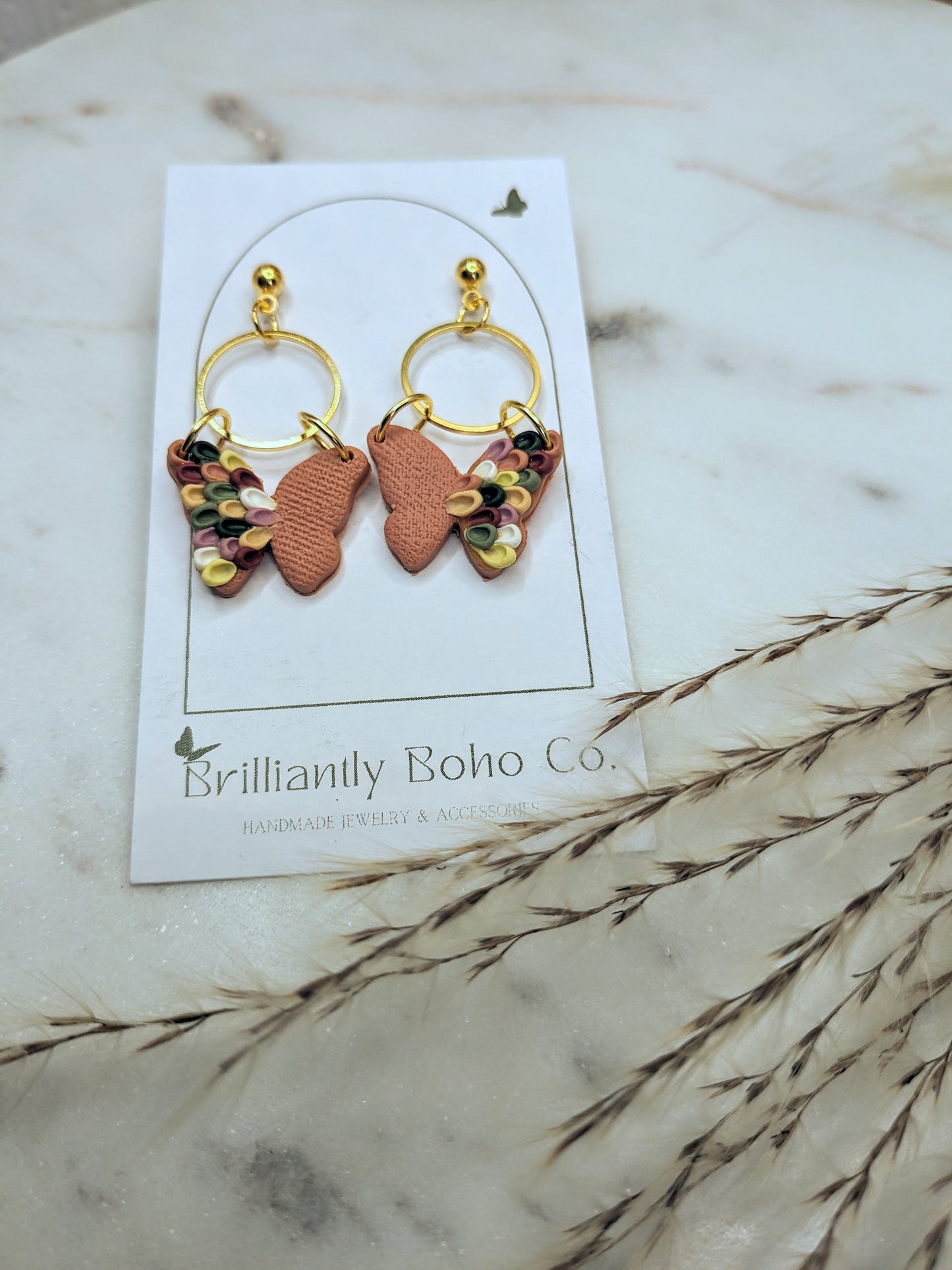 Confetti Butterfly Dangles