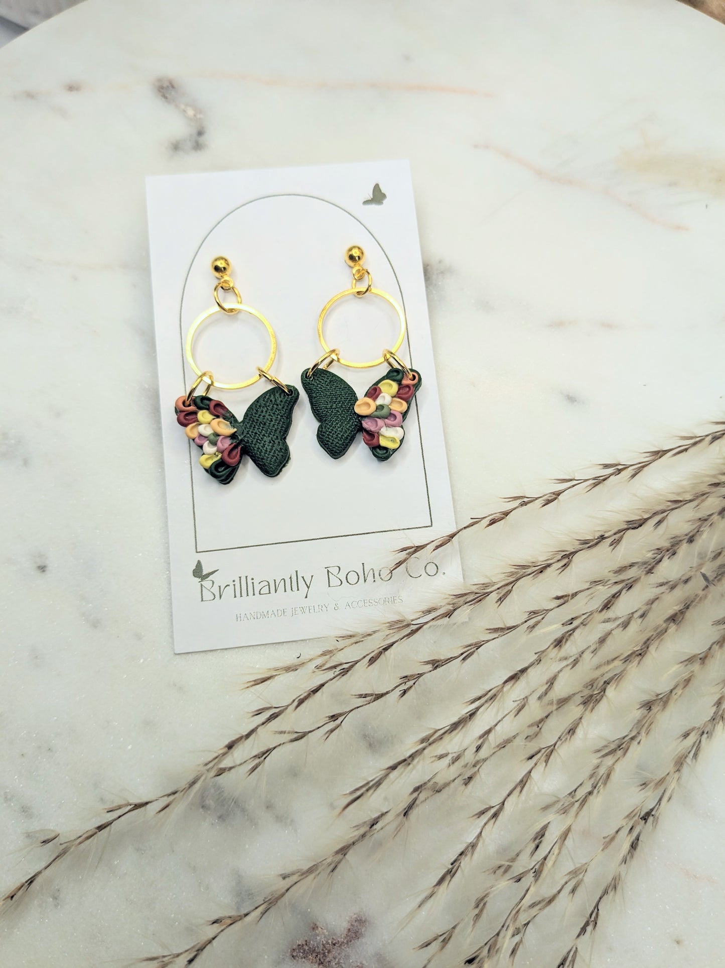 Confetti Butterfly Dangles