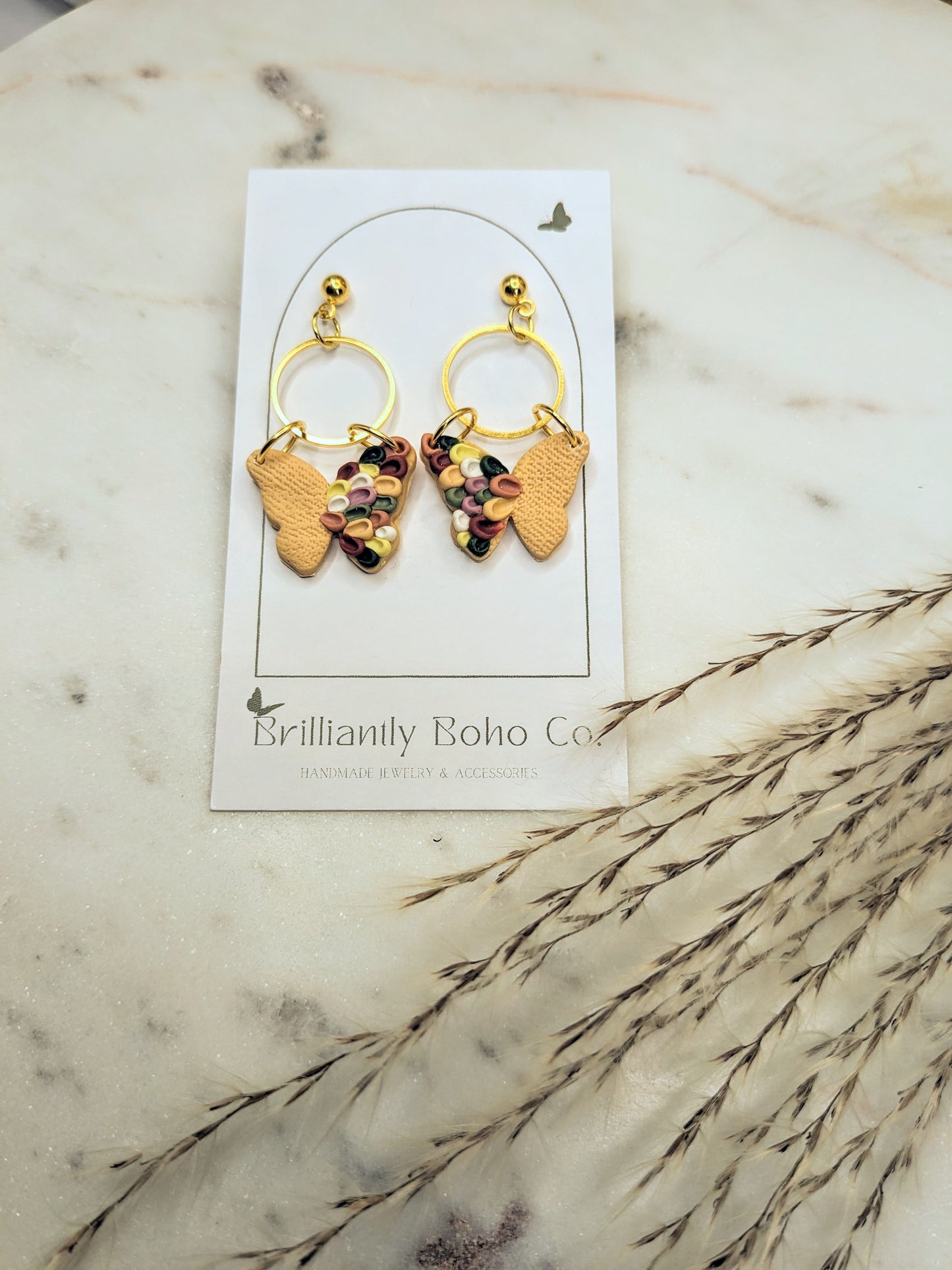 Confetti Butterfly Dangles
