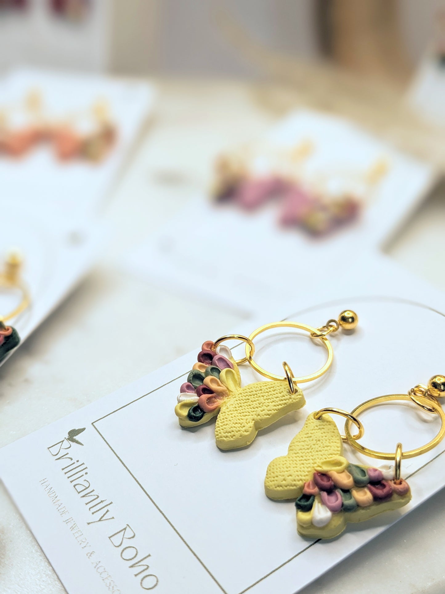Confetti Butterfly Dangles