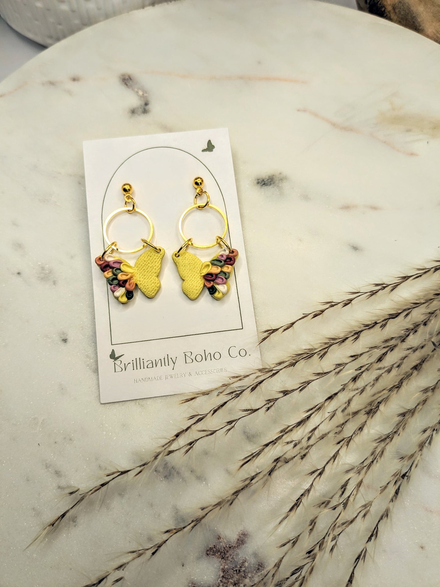 Confetti Butterfly Dangles