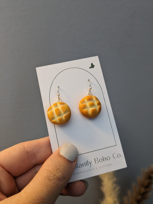 Boho Hot Crossed Buns Dangles