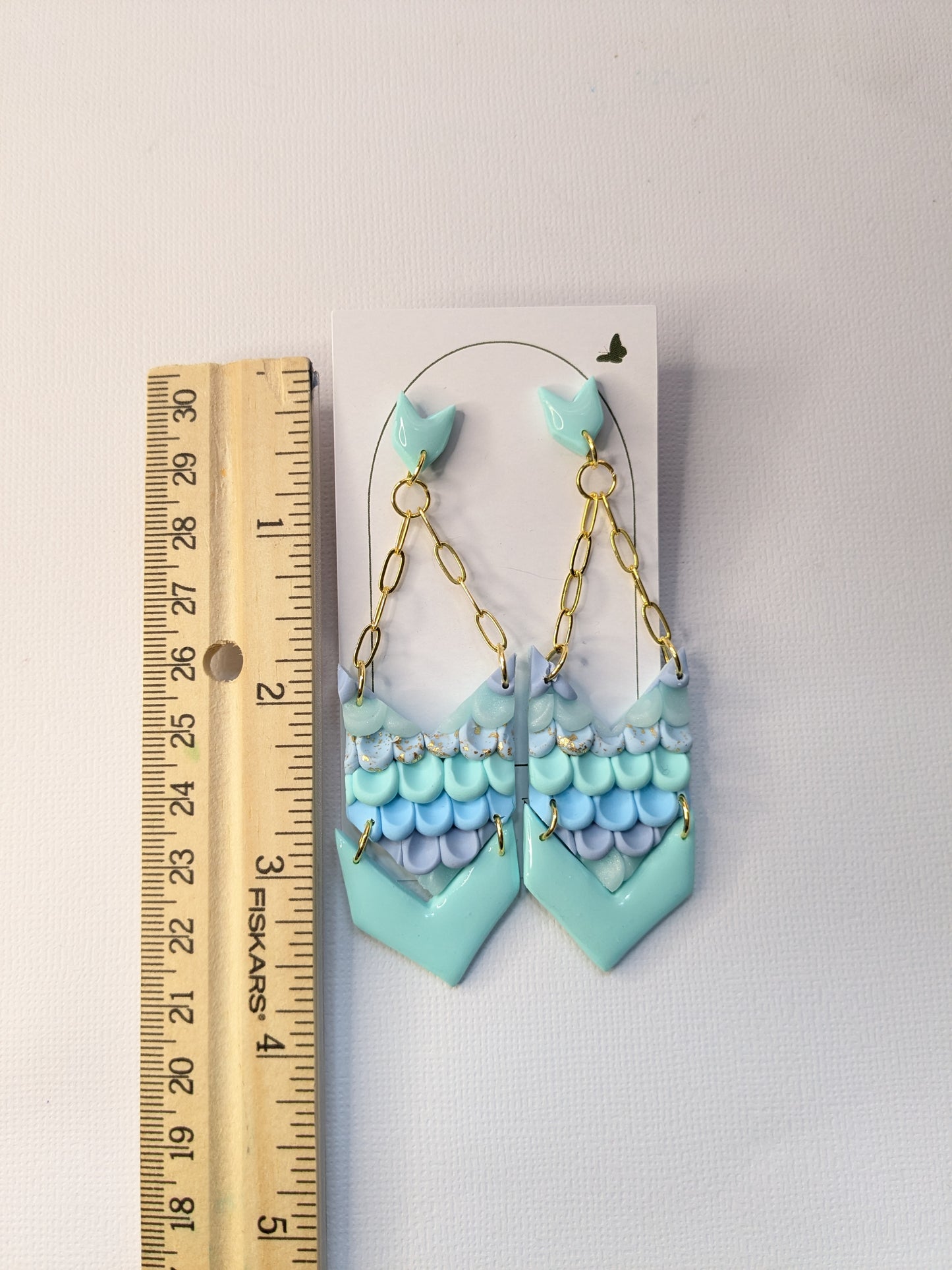 Chevron Scales Dangles