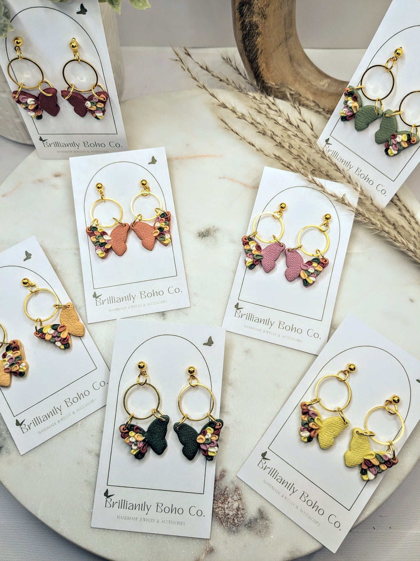 Confetti Butterfly Dangles