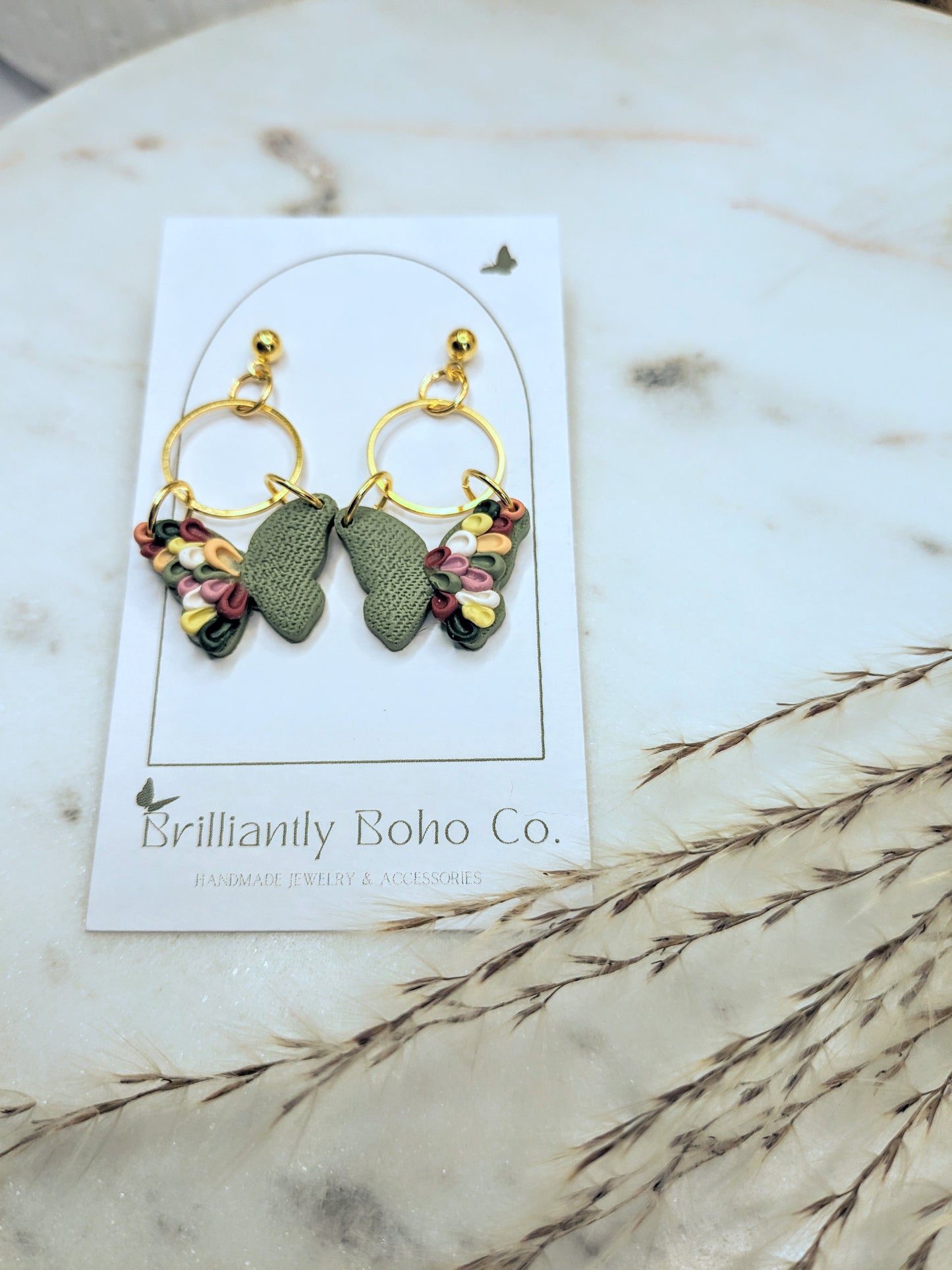 Confetti Butterfly Dangles