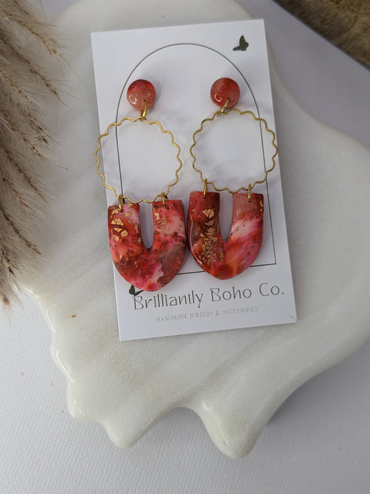 Fall Red Dangles